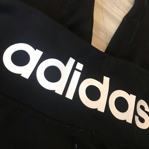 High waisted Adidas leggings w/pockets